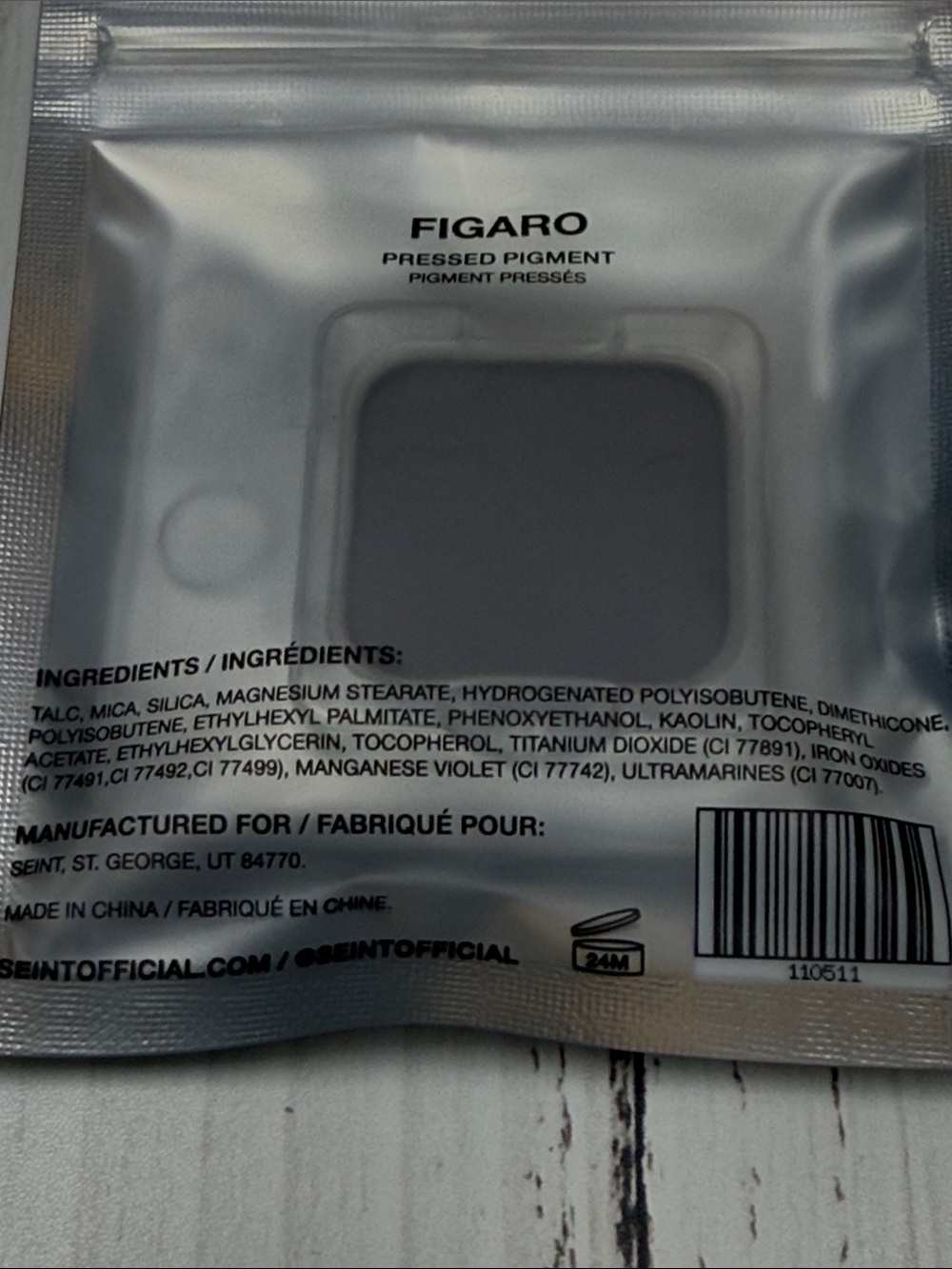 Seint FIGARO Pressed Pigment Eye Shadow - Grey purple